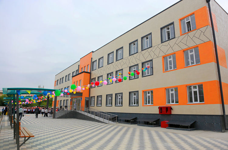 Akylbek Japarov inaugurates secondary school in Osh, Kyrgyzstan 